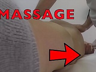 Massage Hidden Camera Records Fat Wife Groping Masseur'_s Dick