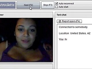 Dumb anerican show tits on chatroulette